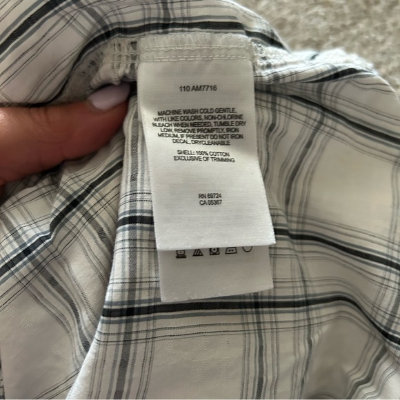 Columbia men’s plaid shirt sleeved button front shirt L - Picture 6 of 8